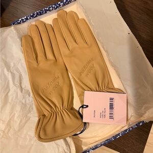 NWT Paloma Wool Leather Gloves